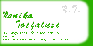 monika totfalusi business card